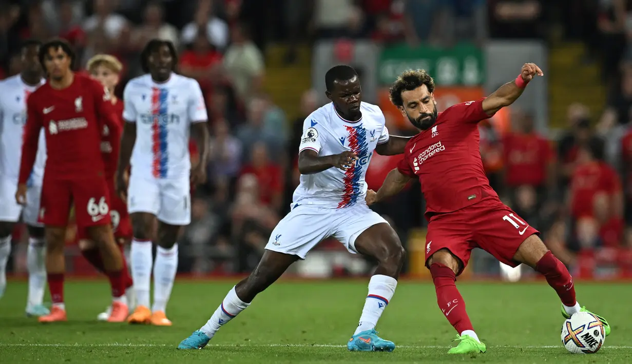 Liverpool Ditahan Imbang Crystal Palace Usai Kartu Merah
